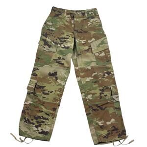 Vintage Camo Army Nato Military Light Wash Cargo Pants Fits like 30 x 29